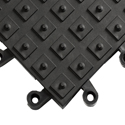 ErgoDeck Solid Anti-Fatigue Mats with No-Slip Cleats