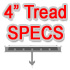 Aluminum Stair Treads with Anchors