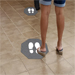 Stick-and-Stand Anti-Microbial Floor Mats
